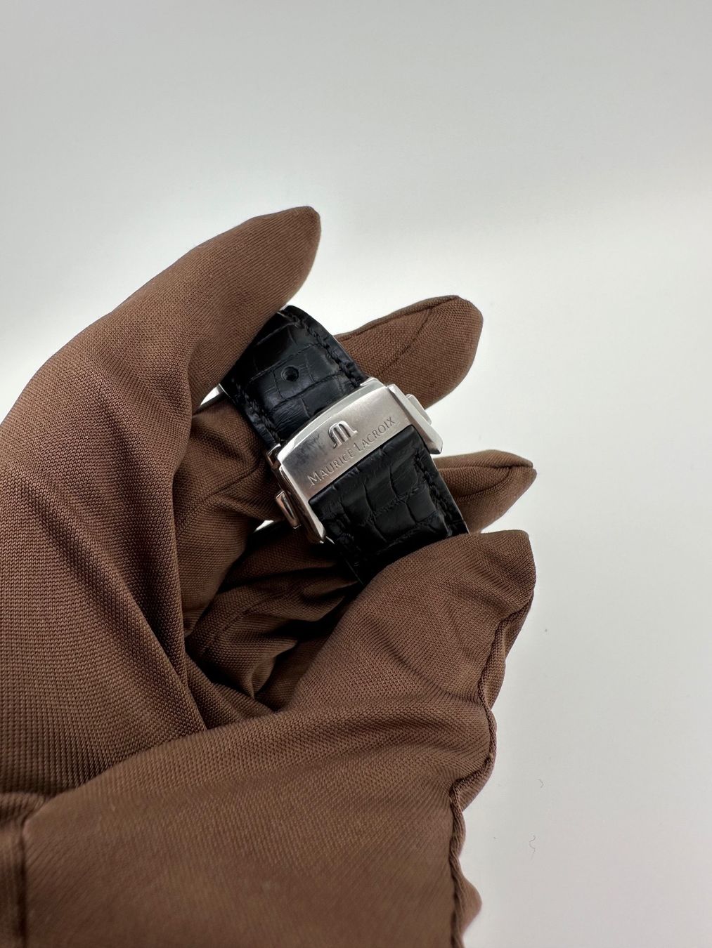 Maurice Lacroix Orologi: Maurice Lacroix Masterpiece Phase de Lune Automatic Stahl – Usato da Bremgarten AG venduto da uhrenshopp 1