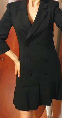 Blazerkleid schwarz Zara Grösse XS/34 elegant