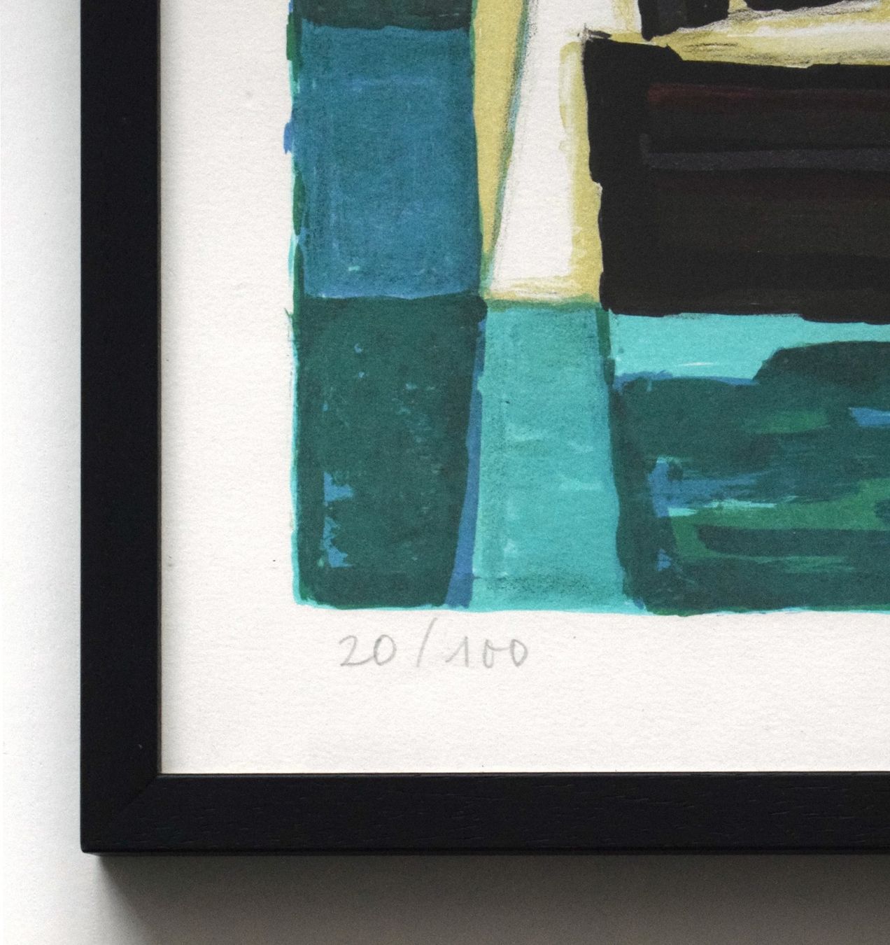 Grafica & Litografie: Luchsinger Ernst Orig. Litho abstrakt Dampfschiff – Usato da Zürich venduto da Kunstvoll 3