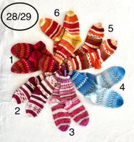 handgestrickte Wollsocken, 28/29