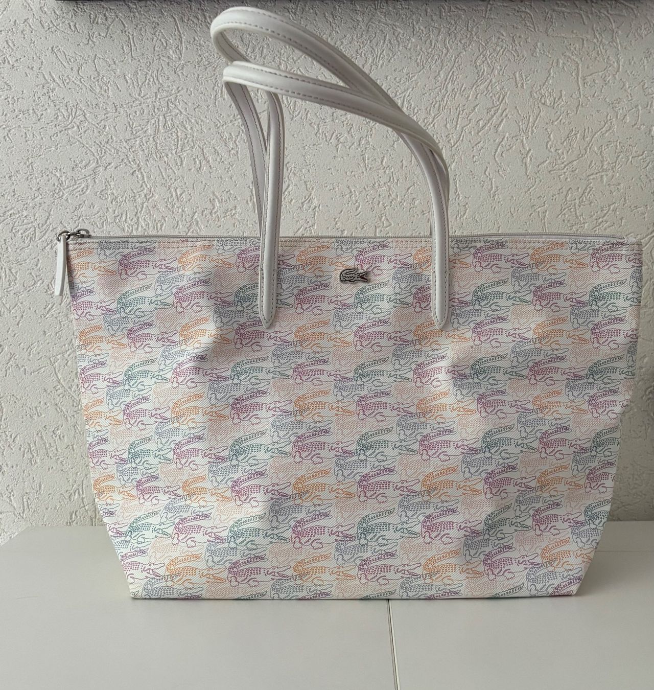 Lacoste Taschen für Damen: Lacoste sac crocodile multicolore – Gebraucht aus Nyon von man_8pzr
