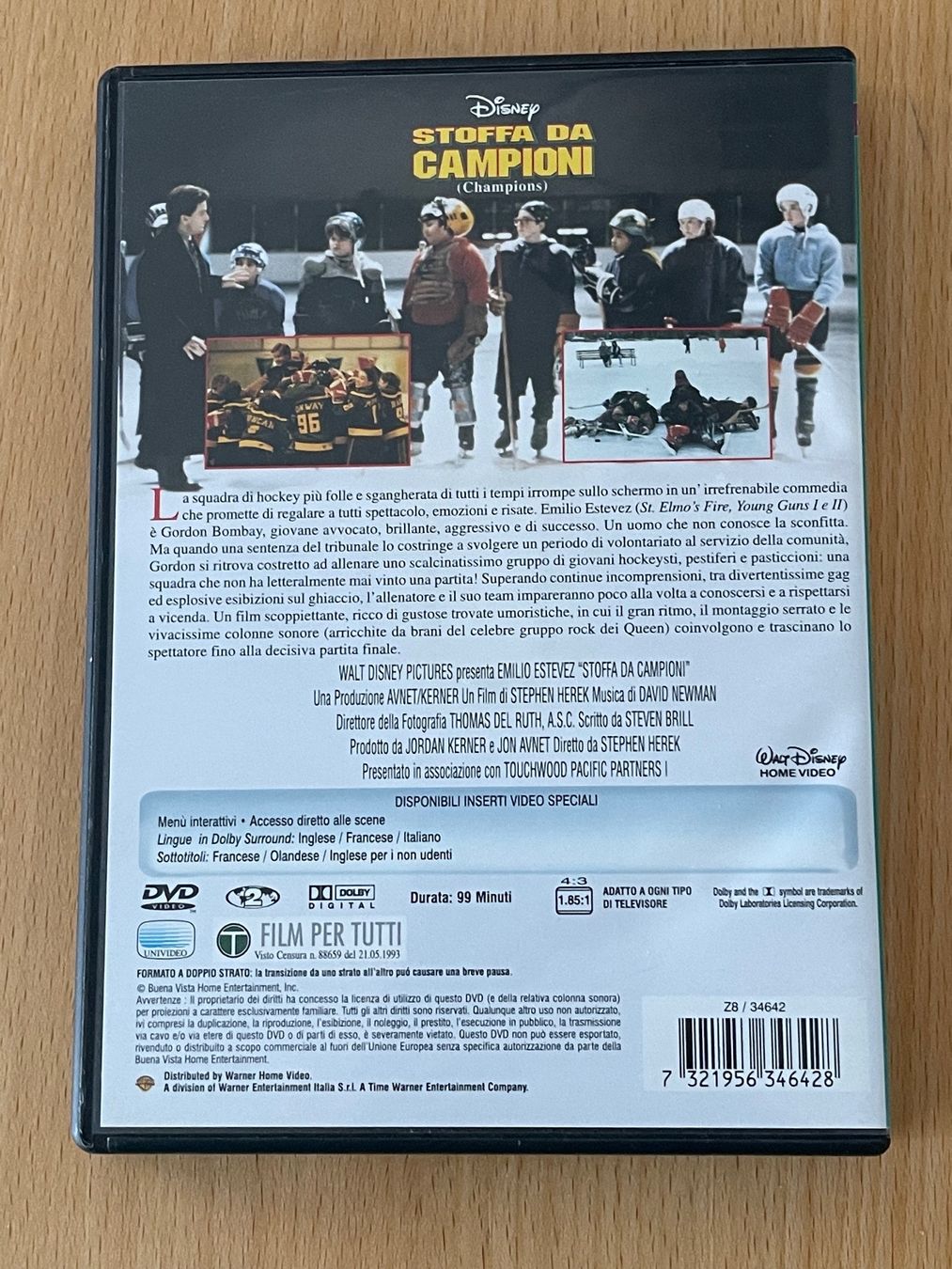 Alle DVDs: Stoffa da Campioni Disney (Mighty Ducks) – Gebraucht aus Rüti ZH von alumedien 1