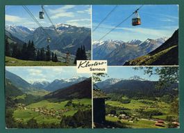 Klosters, Serneus, 4-Ansichten, 1978, gelaufen, Grossformat