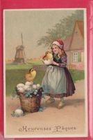 PRÄGEKARTE, HEUREUSES PAQUES, 15.4.1911