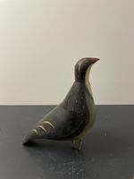 Antiker Deko Vogel Metal 38cm Hoch Sammler Rarität