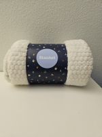 Kuscheldecke weiss 130x160cm 100% recyceltes Polyester Oeko-