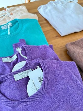 Cashmere Pullover (Size 48, 50, 52, 54) mit Originaletikett