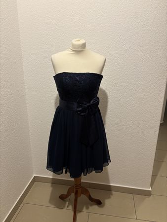 Laona Cocktailkleid dunkelblau Grösse 34 guter Zustand
