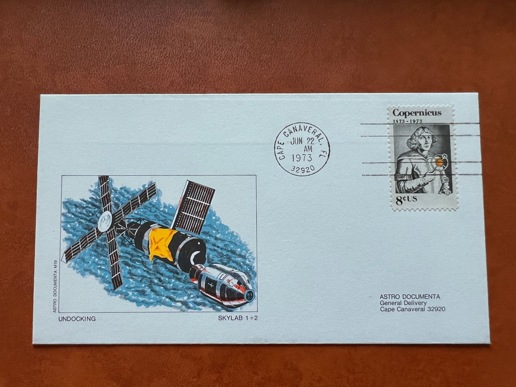 Tutti i francobolli: Skylab 1+2 Undocking  Brief  Florida  (R28) – Usato da Hinwil venduto da Sidi4