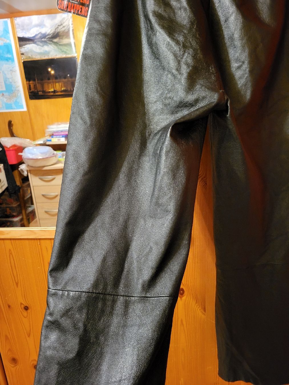 Pantaloni: Damen Lederhose gr. 42 Echt Leder – Usato da Schweizersholz venduto da fuchs06 7