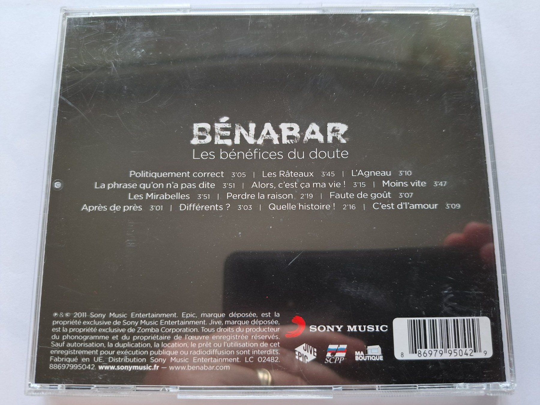 CD: CD Bénabar - Les bénéfices du doute  – Usato da Pully venduto da bro_n52j 1