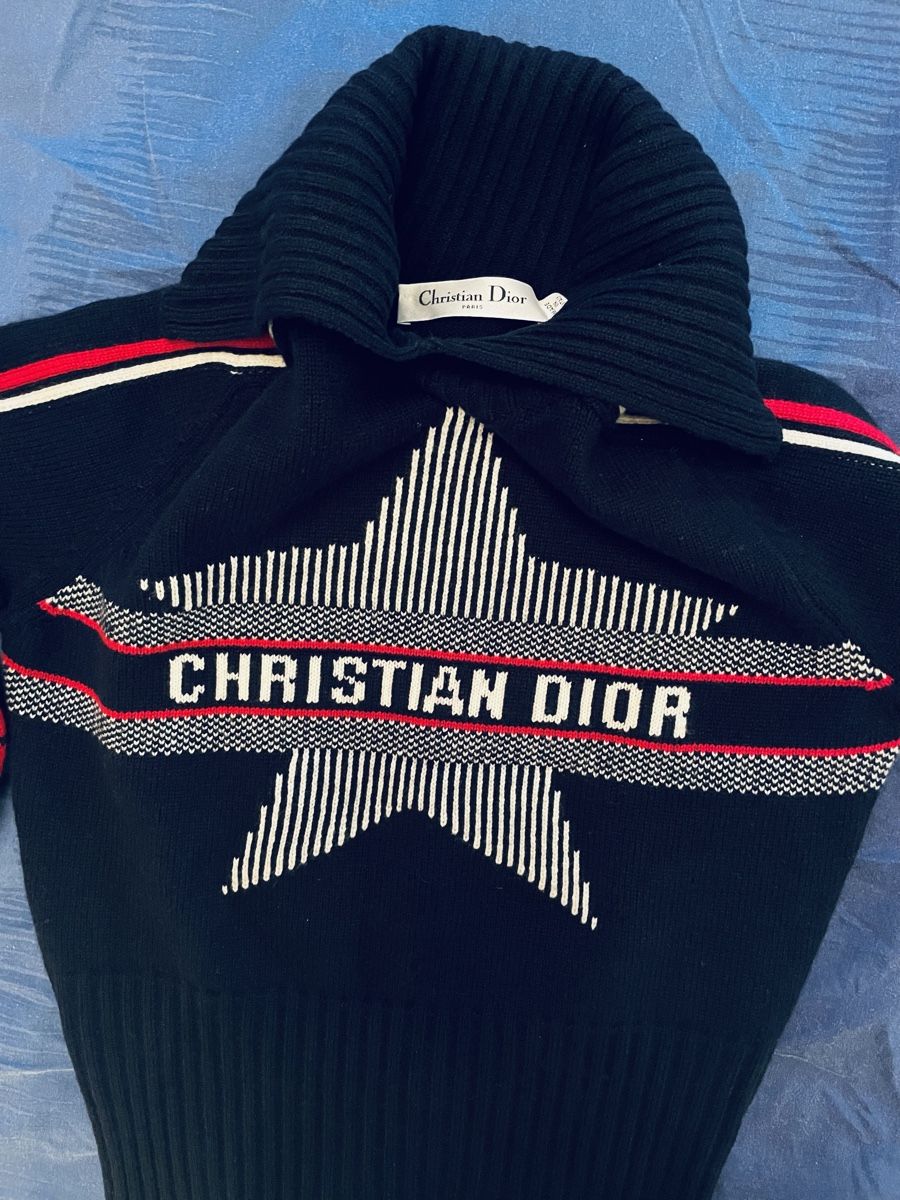 Dior Maglioni & Felpe: CHRISTIAN DIOR - stand collar sweater – Nuovo (secondo la descrizione) da Genève venduto da Rio10 3