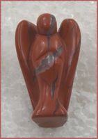 Engel - Deko - Jaspis rot ca. 4cm (Engelsfigur geschnitzt)