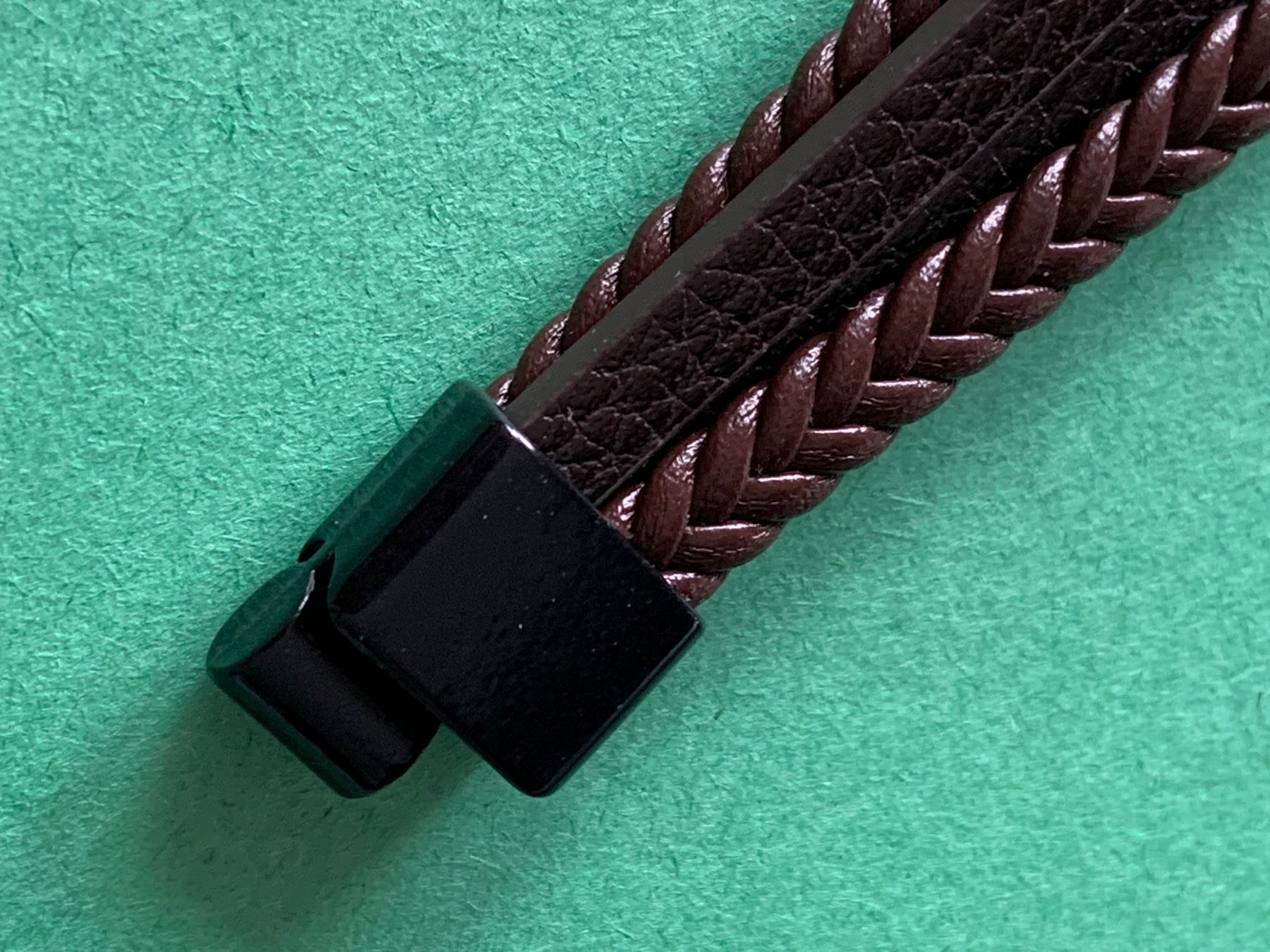 Bracciali & Braccialetti: Armband Lederimitat braun 21cm – Usato da Laufen venduto da Bellebellezza 8