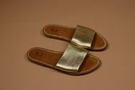 Gold K.Jacques Leather Sandals - Size 40