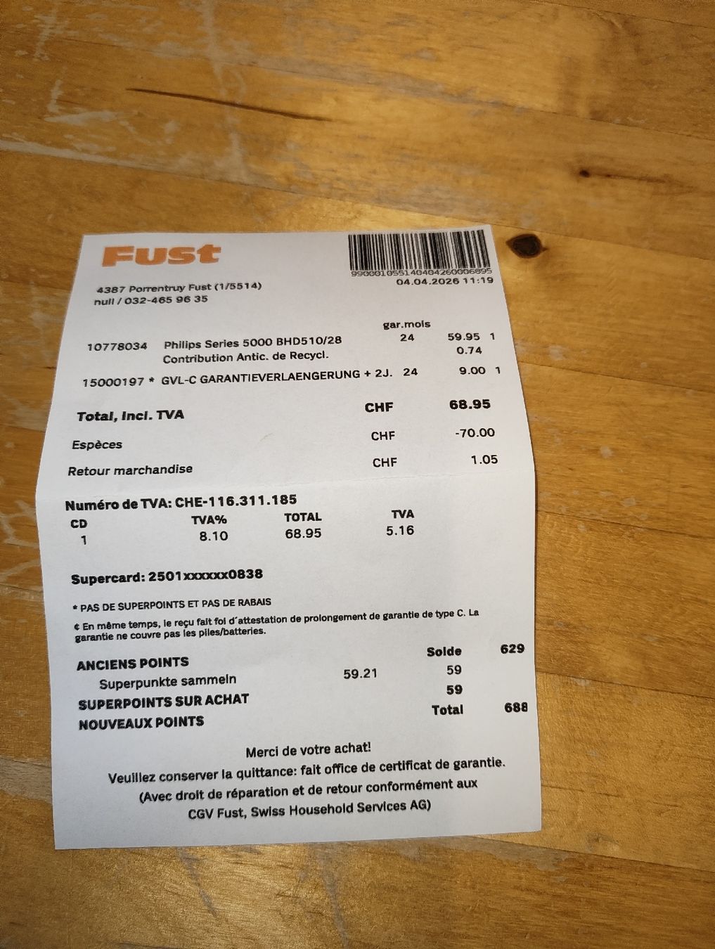 Philips Asciugacapelli: Sèche-cheveux Philips 2300W - neuf – Nuovo (secondo la descrizione) da Porrentruy venduto da Florent-JU 1