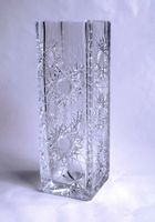 Rechteckige VASE*Böhmische Kristallglas*****
