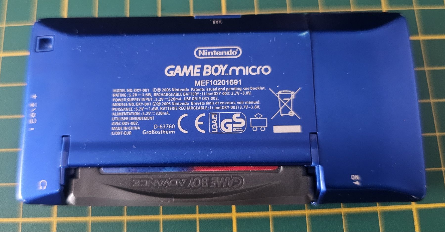 Nintendo Konsolen: console nintendo gameboy micro original bleue fonctionnel  – Gebraucht aus Genève von FlamminGorilla 5