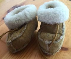 Finkli Finken Hausschuhe Schuhe 17 18 Fell Leder