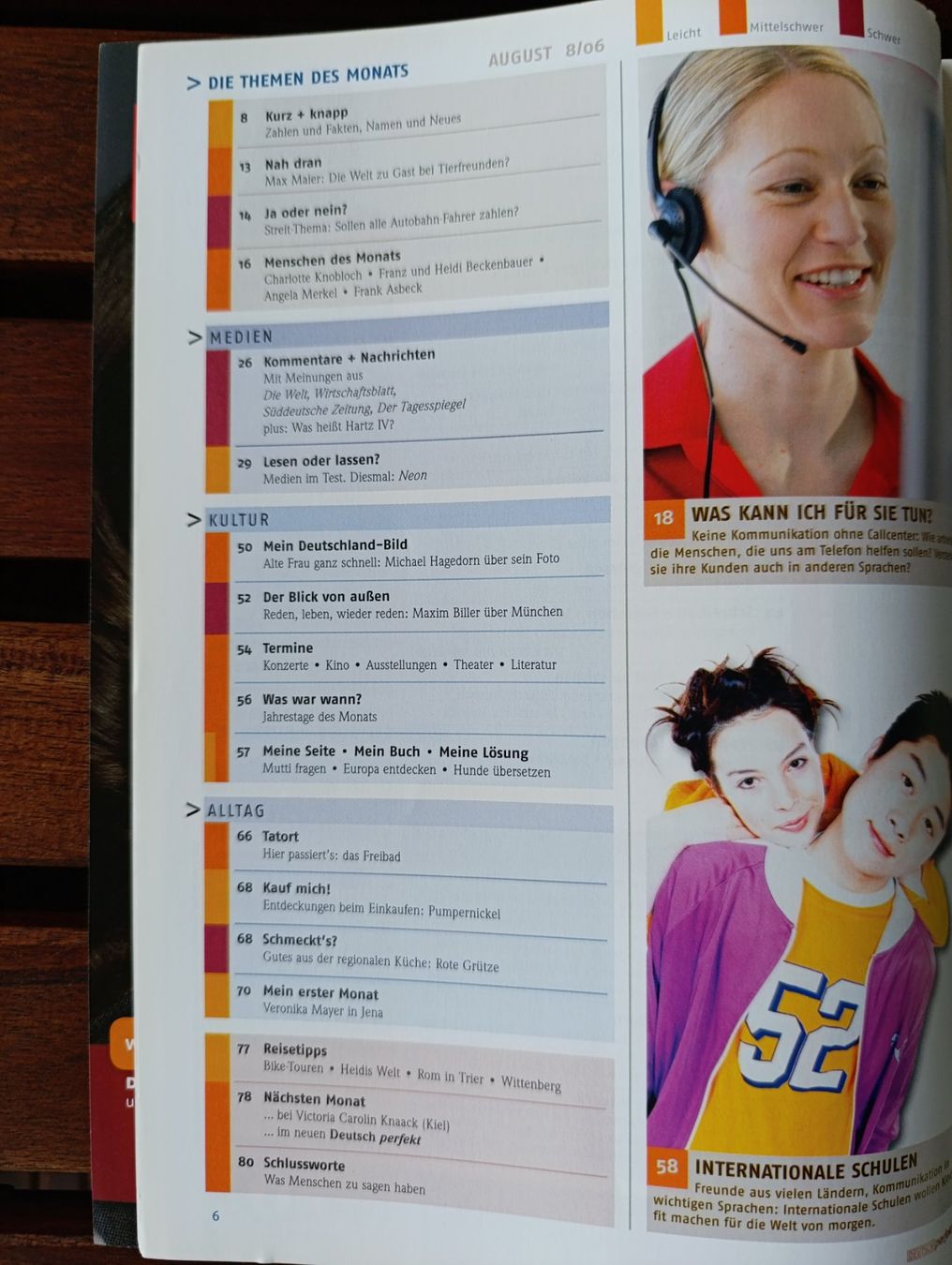 Zeitschriften & Magazine: Deutsch Perfekt, Ausgabe 8/2006 – Neu (gemäss Beschreibung) aus Zürich von mir_2kjl 2