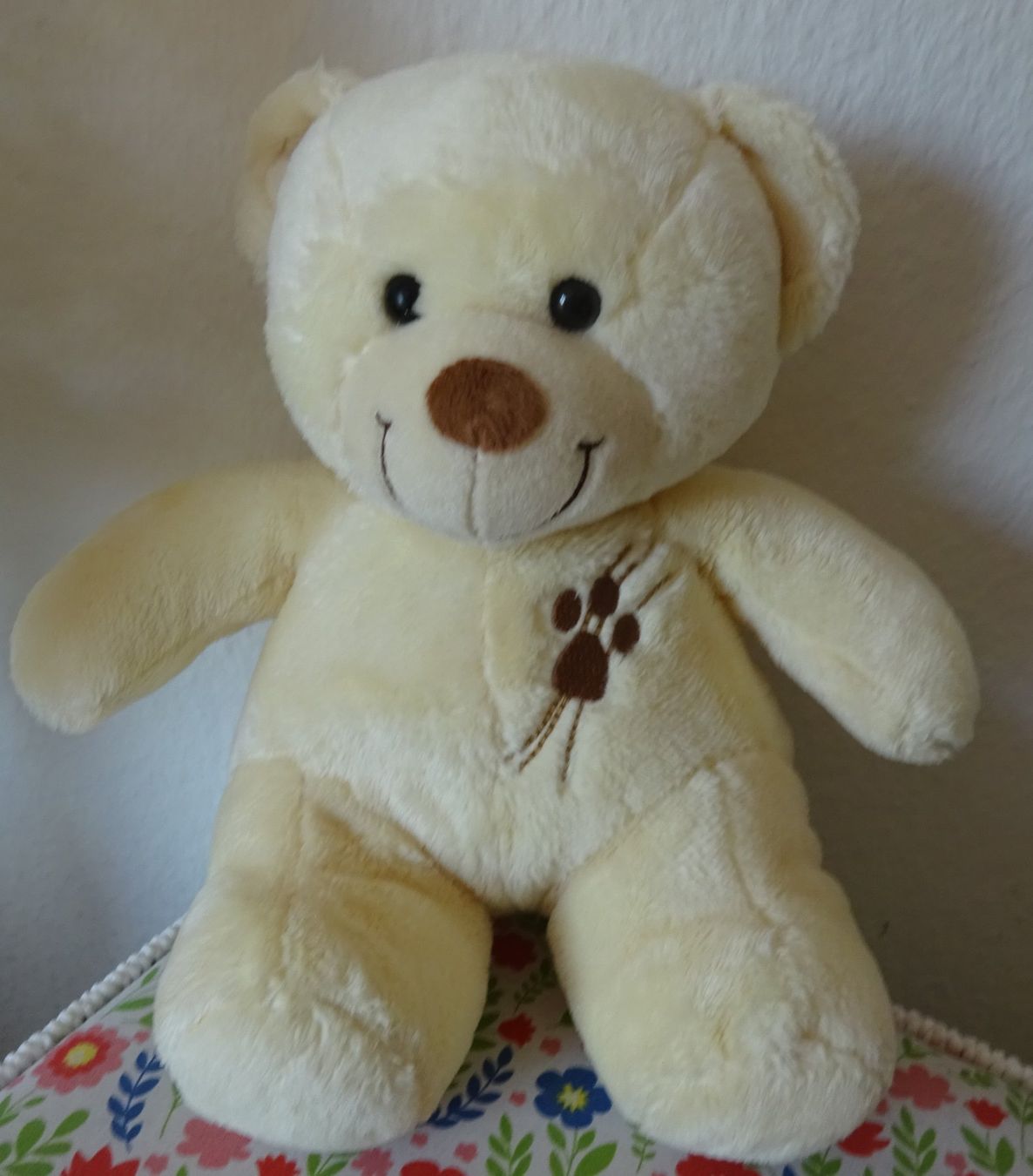 Jouets: Teddybär Weiss-Gelb – Neuf (Voir description) à Muttenz par Gepard23