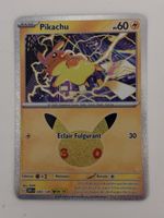 Carte Pokémon PIKACHU 8 30ans fr