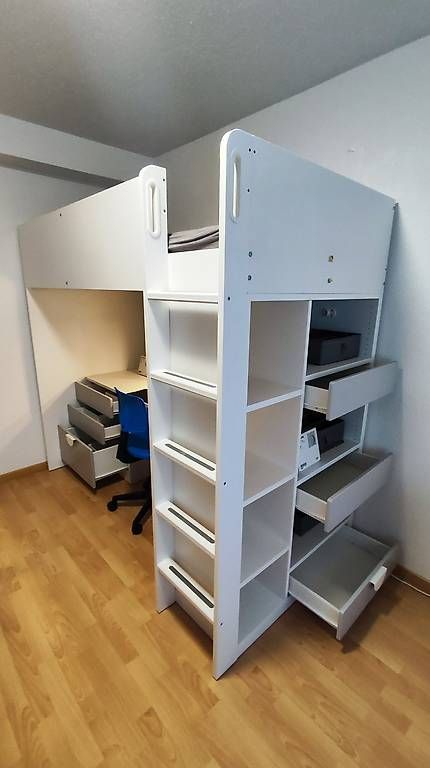 Letti: Hochbett IKEA Smastad mit 6 Schubladen – Usato da Fällanden venduto da Christian.j 1