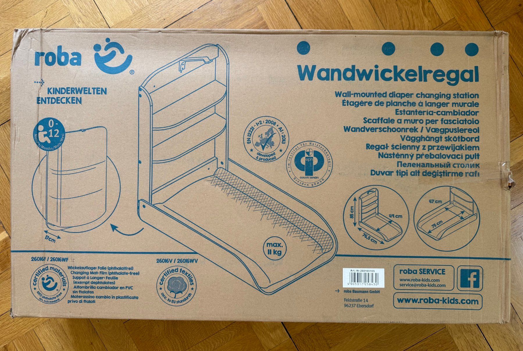 Wickeltisch & Zubehör: Wandwickelregal Roba – Gebraucht aus Zürich von Stopfgans 6