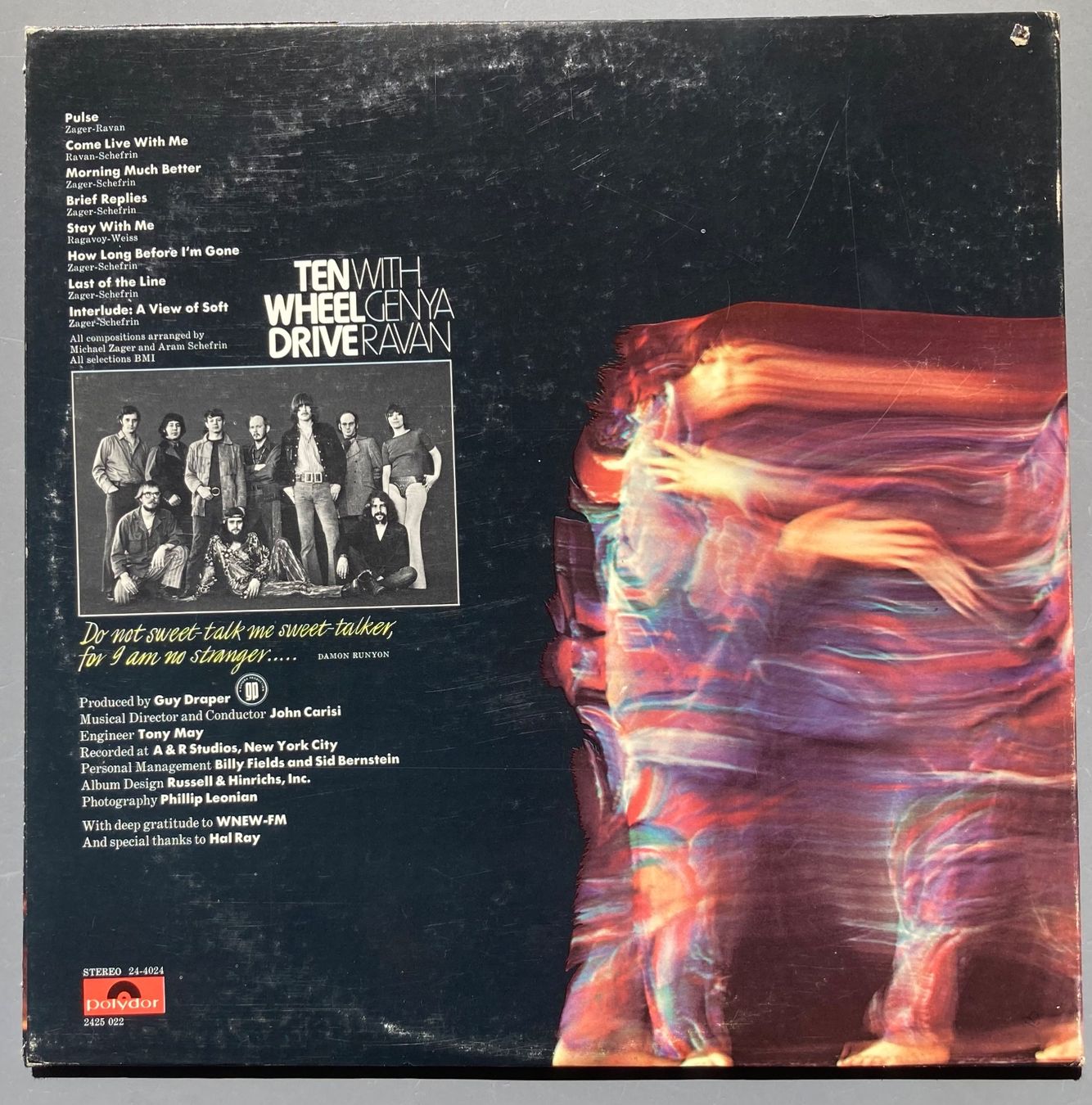 Dischi in vinile: TEN WHEEL DRIVE WITH GENYA RAVAN - BRIEF REPLIES – Usato da Poliez-Pittet venduto da Newtown-Records 1