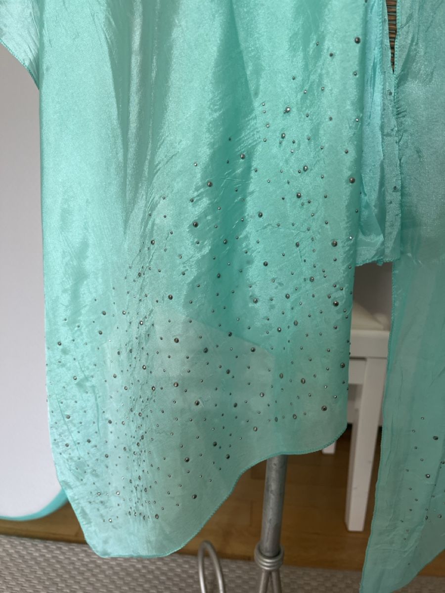 Foulards, Tücher & Schals: Tuch mit Paillettrn, türkis, gross – Gebraucht aus Solothurn von Bobesch08 1