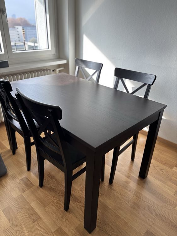 Esstisch Ausziehbar Mit Stuhlen Gebraucht