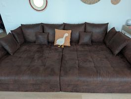 Large Naomi Sofa home24 (Bison Brown) 
