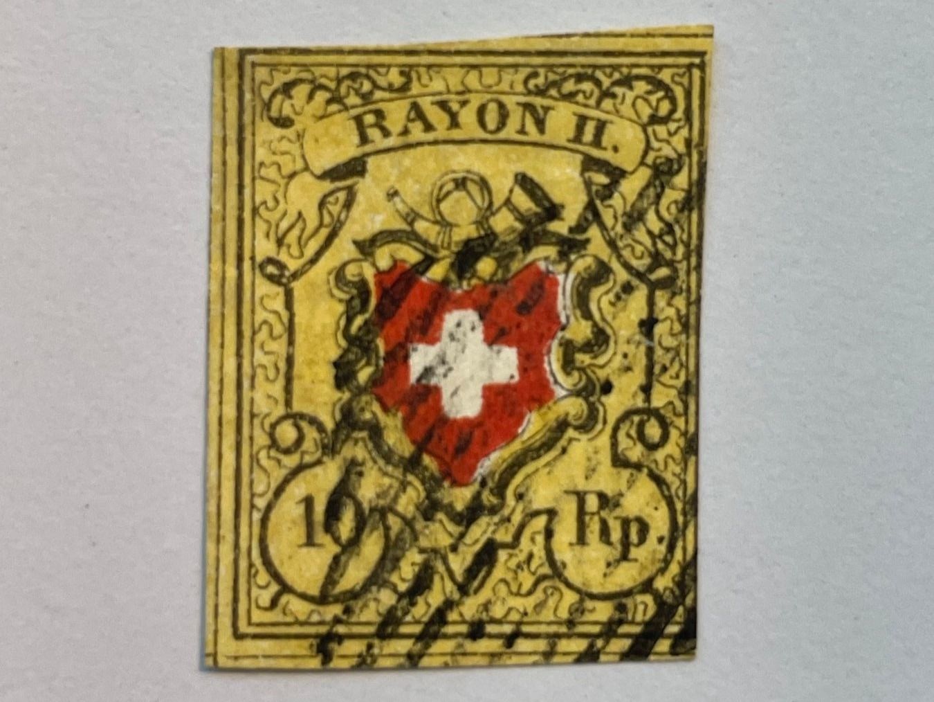 Alle Briefmarken: 1850 Rayon II ZNr. 16II, gestempelt – Gebraucht aus Küssnacht am Rigi von POSTOMASTER