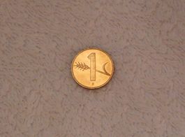 1 centime/Rappen 1988
