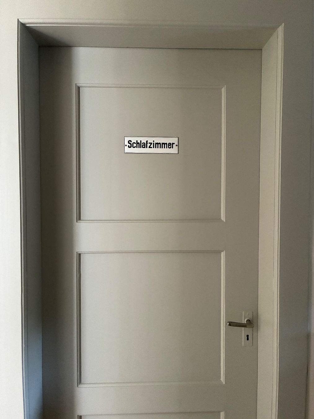 Schilder: Altes Emailschild Schlafzimmer – Gebraucht aus Steffisburg von Reitschel5 1
