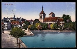 AK Arbon, Seepromenade und Kirche