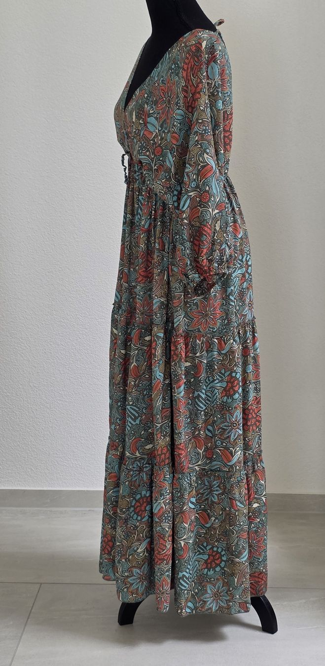 Vestiti: Maxikleid gemustert Polyester-Seide  Gr. XS-XL – Nuovo (secondo la descrizione) da Rheinsulz venduto da Gilea 2