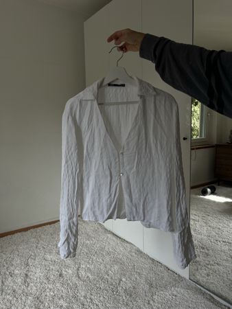 Zara Bluse, weiss, Grösse S - perfekt für den Sommer!