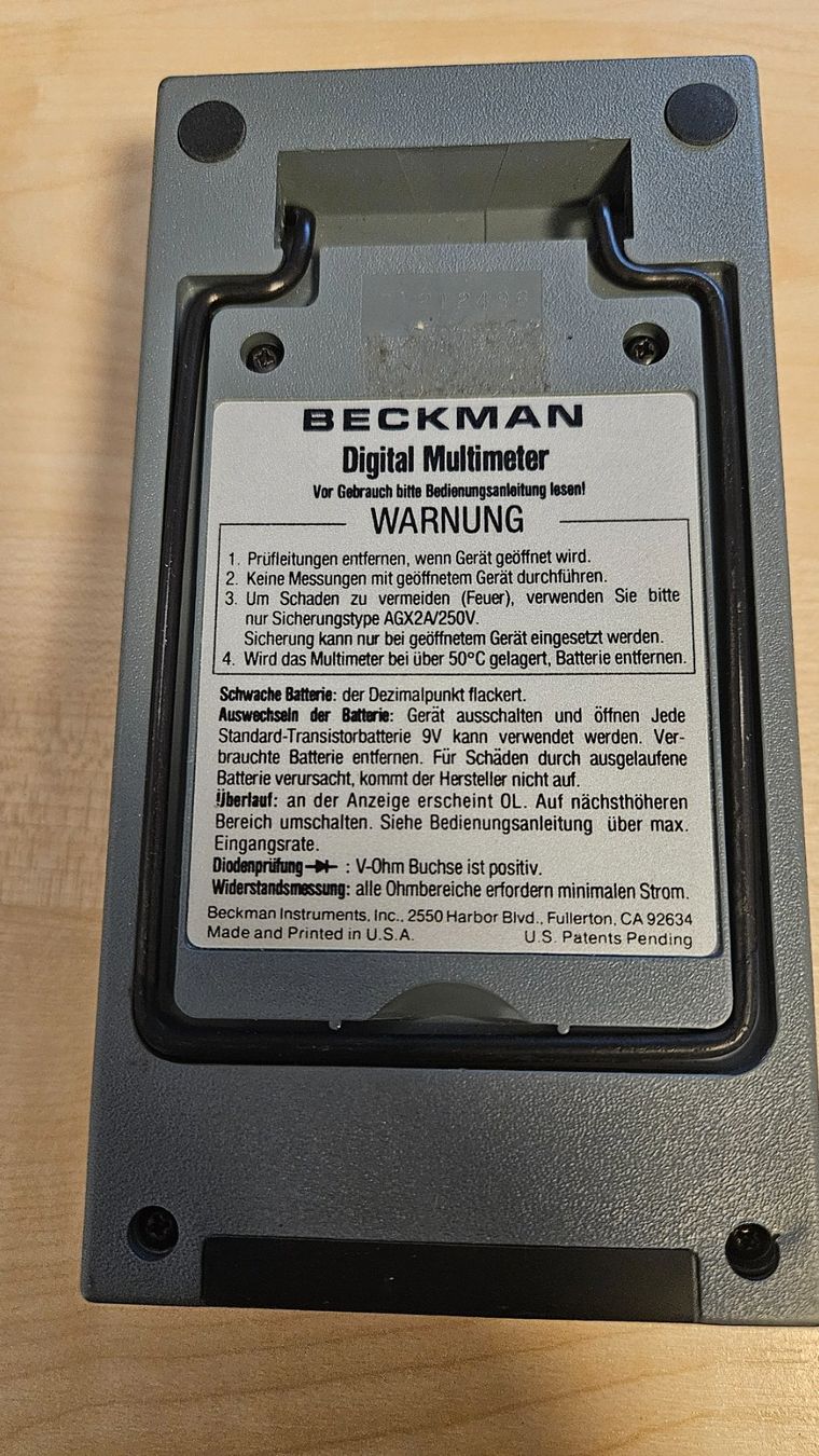Misurare: Beckman 3020 Digital Multimeter – Usato da Jona venduto da ASMARADO 3