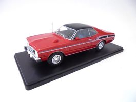 Dodge Valiant Super bee 1975 rot / schwarz 1:24 von Hachette