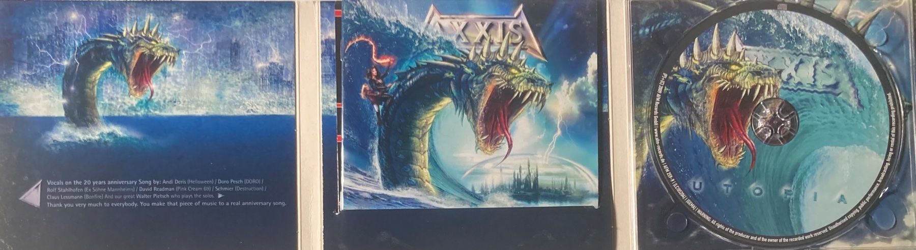 CD: AXXIS - UTOPIA – Usato da Poliez-Pittet venduto da Newtown-Records 2