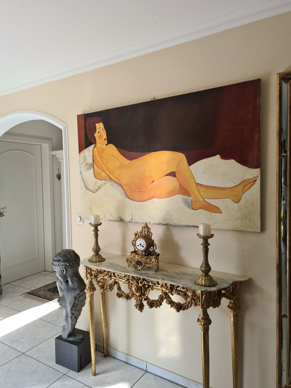 Dipinti: Grosses Akt Gemälde n. Modigliani – Usato da Rotkreuz venduto da Dobermann5 4