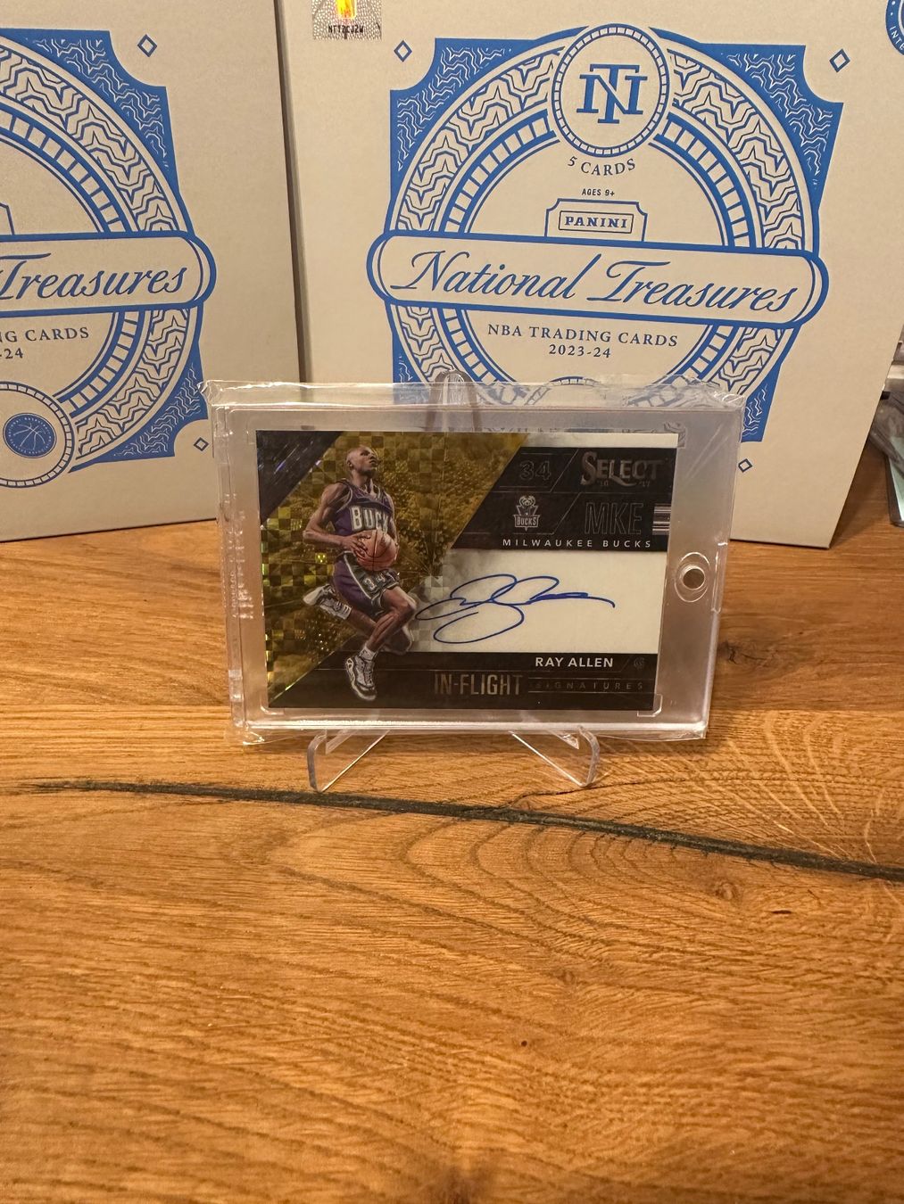 Nba Carte collezionabili: Carte NBA Ray Allen Panini Selec auto /10 – Usato da Vullierens venduto da Gaara04