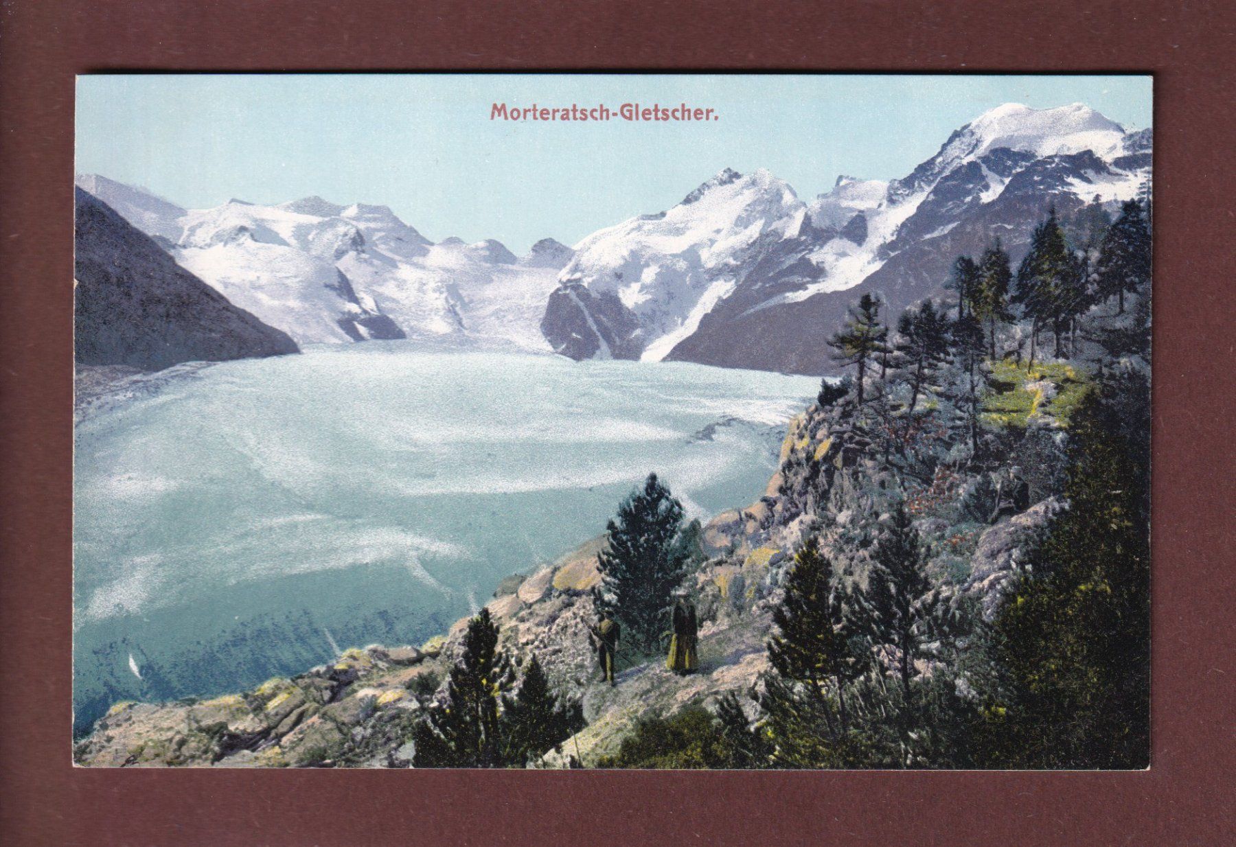 Cartoline postali: MORTERATSCH-GLETSCHER – Usato da Pully venduto da nicecards