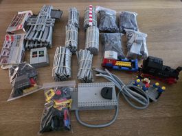 Lego Eisenbahn Konvolut 12V Schienen Trafo gebraucht.