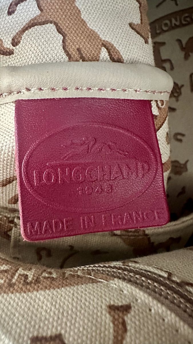 Taschen für Damen: ORIGINAL LONGCHAMP BOWLING BAG wunderschönes Himbeerrot – Gebraucht aus Liestal von Camaieu66 5