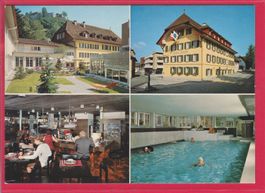 WERBE-FALTKARTE, HOTEL KRONE, LENZBURG