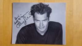 Timothy Olyphant, Original Autogramm auf Foto in s/w