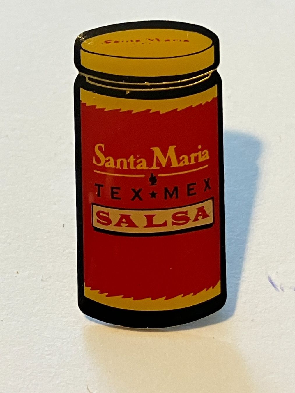 Plaketten & Abzeichen: 1 Pin Santa Maria Tex-Mex Salsa – Gebraucht aus Basel von djwwpp