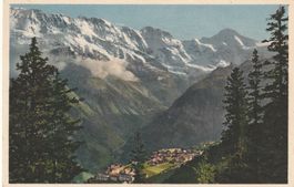 Mürren - Karte ungelaufen